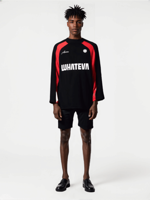 Black and Red Long-Sleeved Ballers Jersey