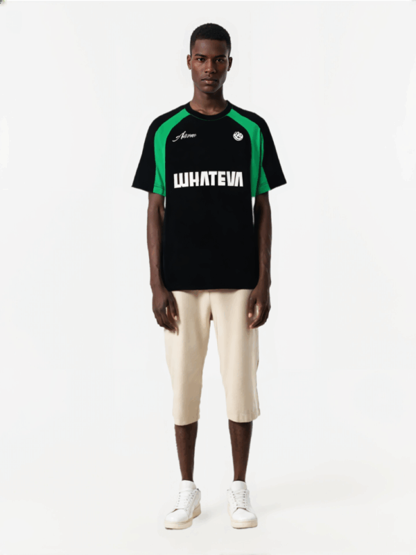 Black and Green Short-Sleeved Ballers Jersey